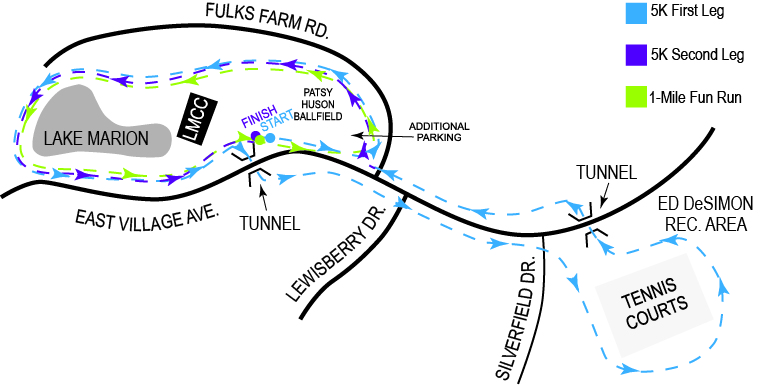 5k Race map